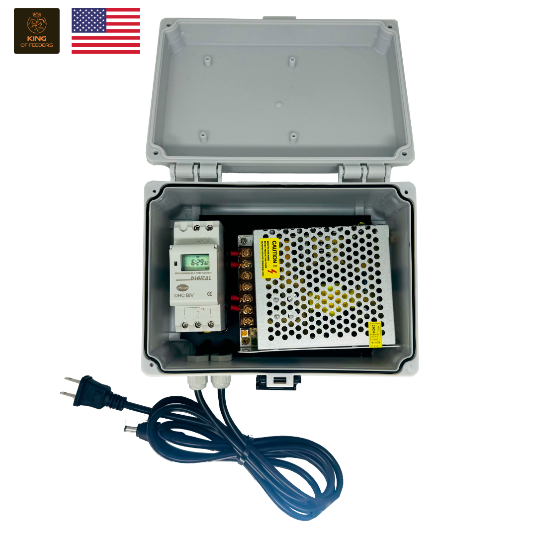 Automatic Feed Dispensing Mechanism with Conventional Timer